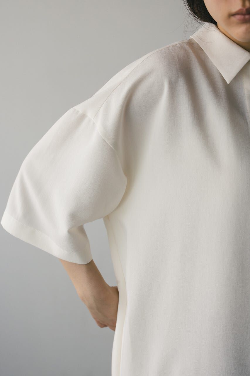 STYLEMIXER「プリーツラップセットシャツワンピース」|ワンピース|