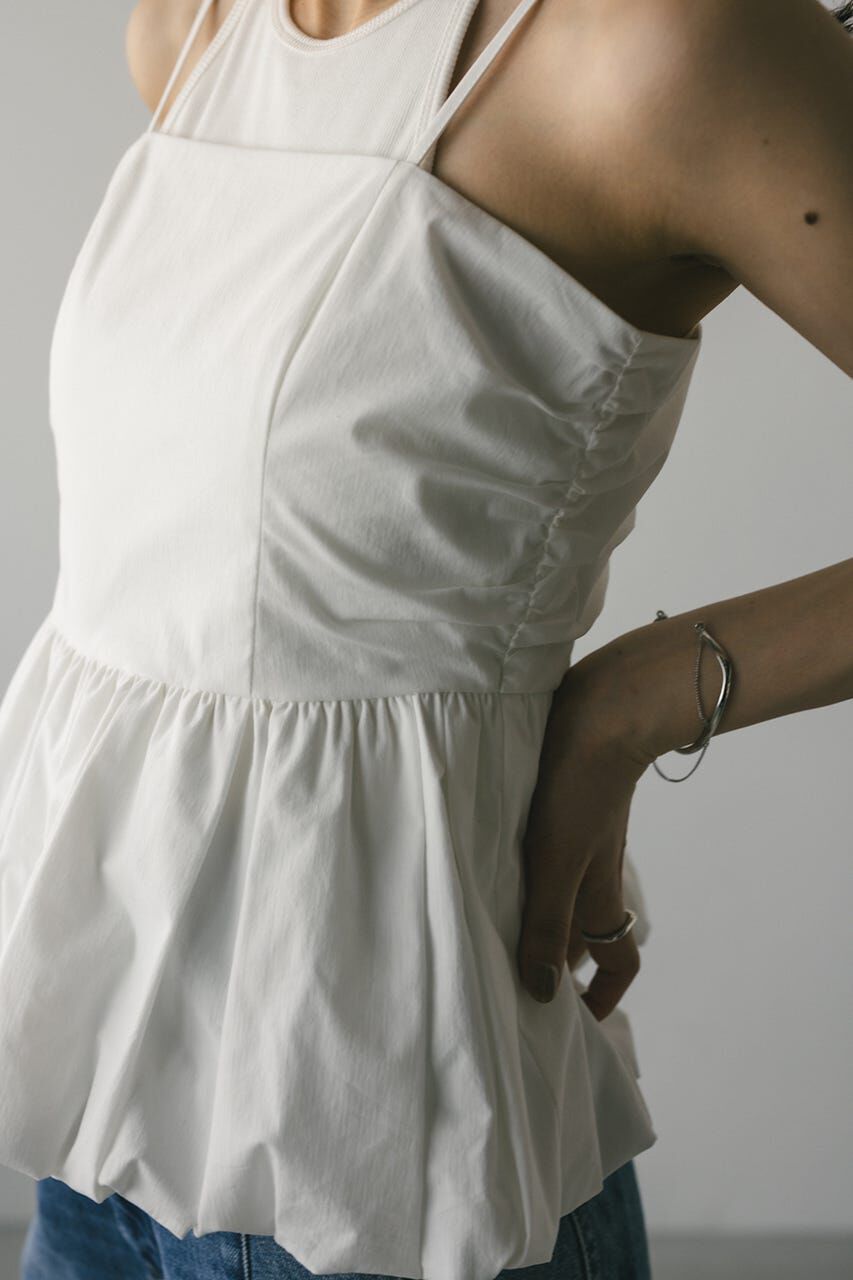 STYLEMIXER「ペプラムキャミトップ」|チューブトップ|