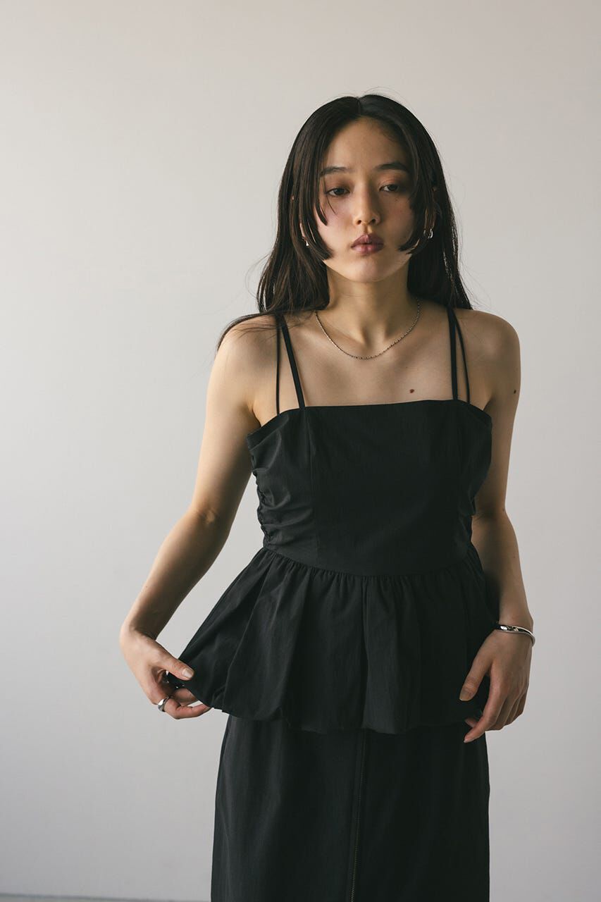 STYLEMIXER「ペプラムキャミトップ」|チューブトップ|