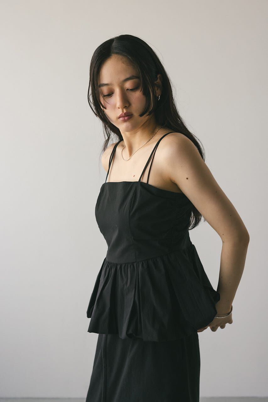 STYLEMIXER「ペプラムキャミトップ」|チューブトップ|