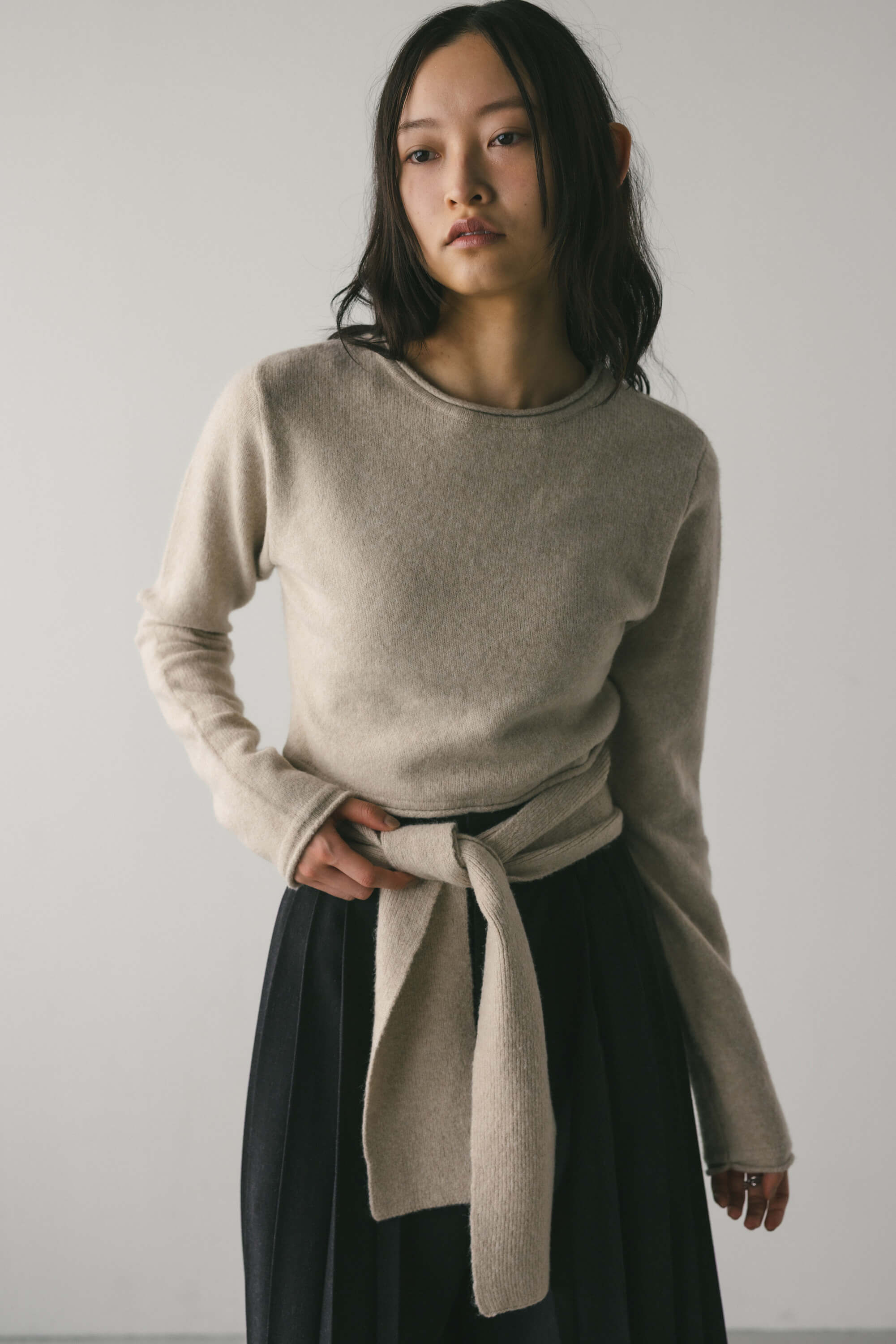 STYLEMIXER「2WAYウエストマークニット」|ニット・セーター|BEG