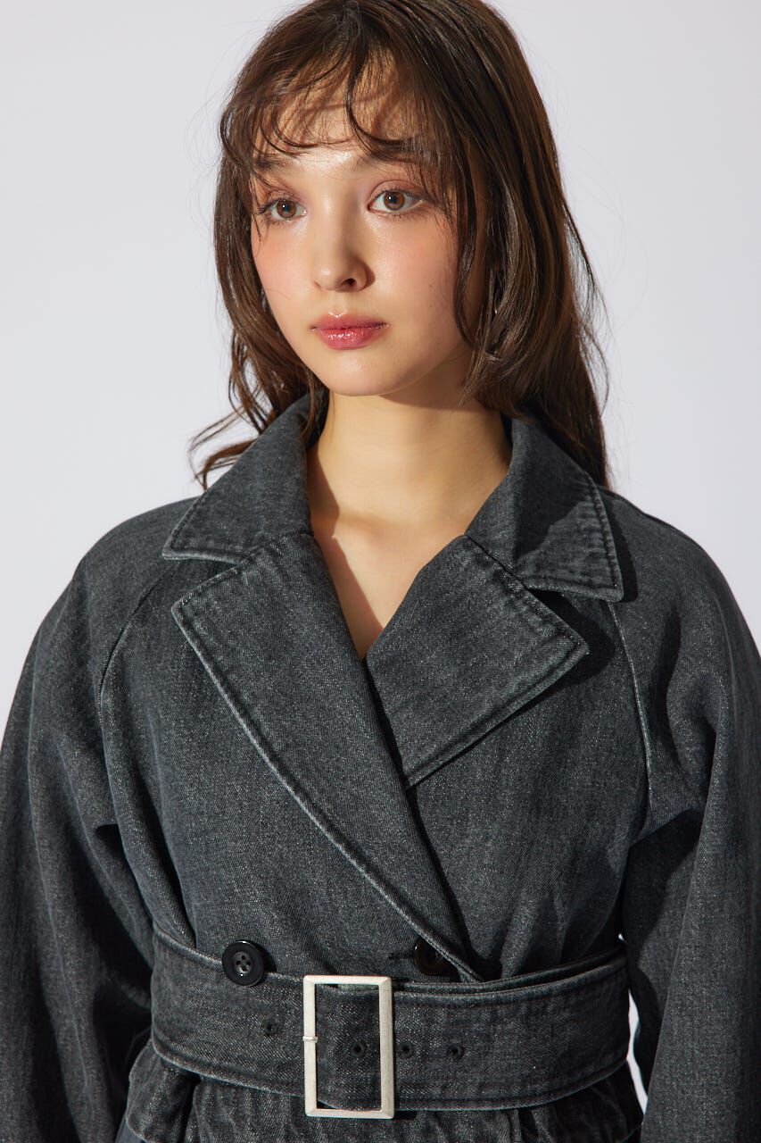 rienda「チュールコンビトレンチコート」|その他|