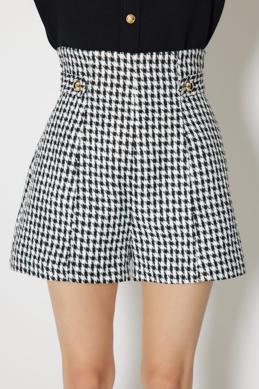 rienda「ハイウエストツイードショートパンツ」|その他|