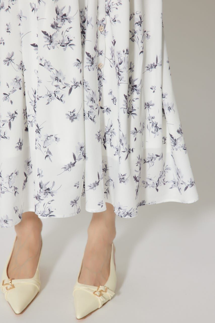 rienda「カシュクールフレアシャツワンピース」|ワンピース|