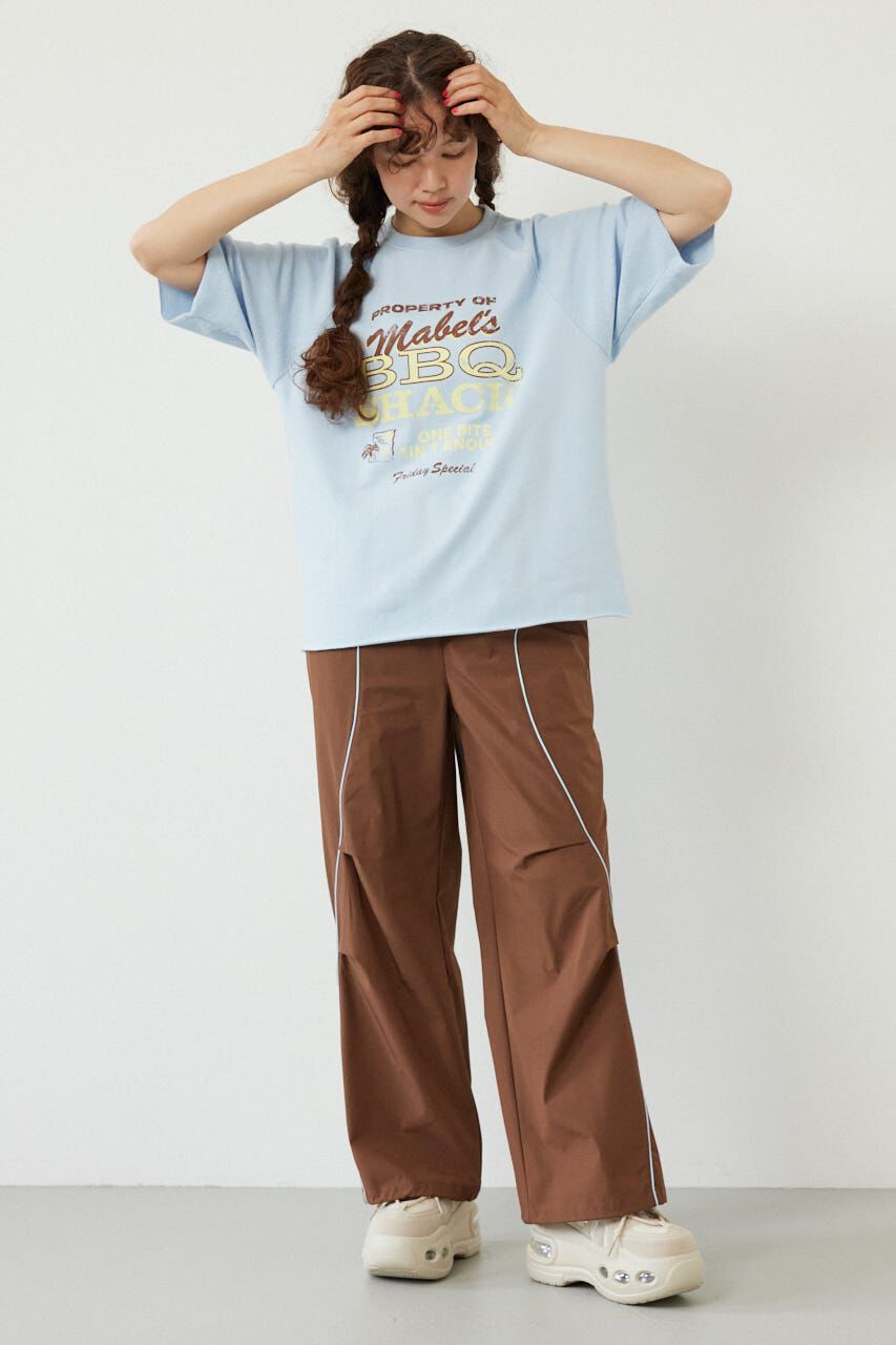 RODEO CROWNS「半袖リバーススウェットトップス」|Tシャツ・カットソー|