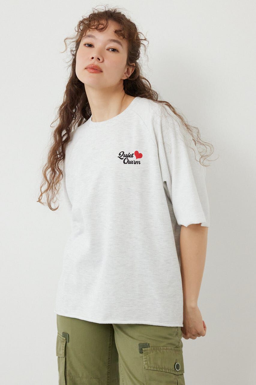 RODEO CROWNS「半袖リバーススウェットトップス」|Tシャツ・カットソー|L/T.GRY1