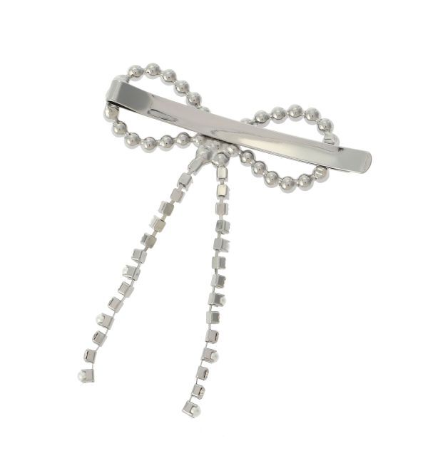 CALNAMUR「PEARL BIJOU RIBBON PIN/パールビジューリボンピン」|その他|