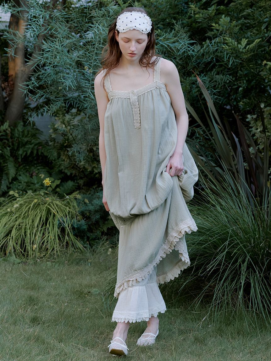 SNIDEL HOME「コットンガーゼマーメイドワンピース」|ルームウェア|KKI