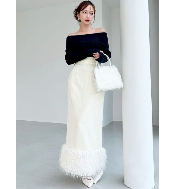 RESEXXY「フェイクファーナロースカート」|スカート|