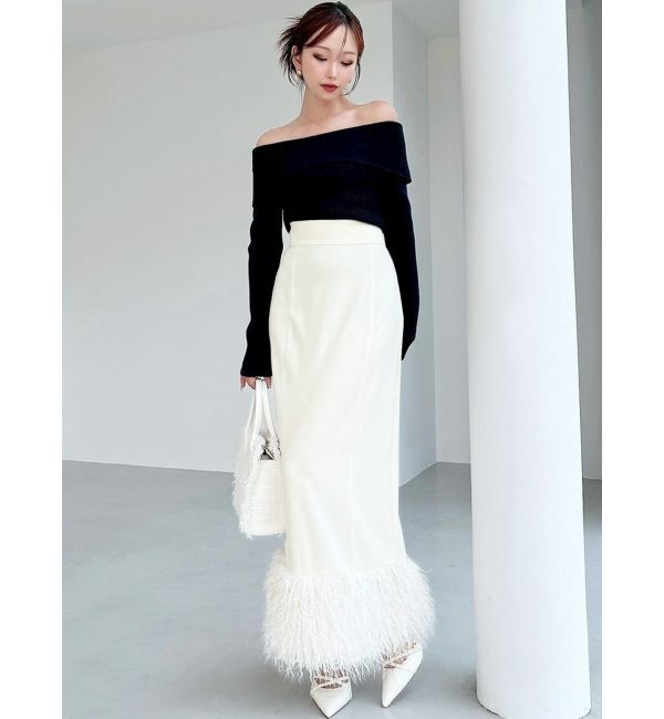 RESEXXY「フェイクファーナロースカート」|スカート|