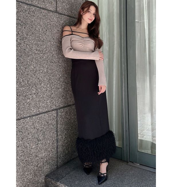 RESEXXY「フェイクファーナロースカート」|スカート|