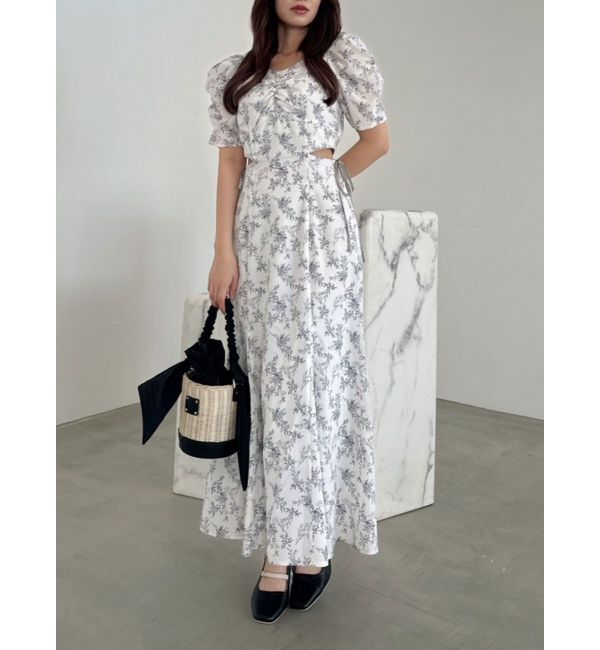 dazzlin「ウエストカットアウトパイピングワンピース」|ワンピース|