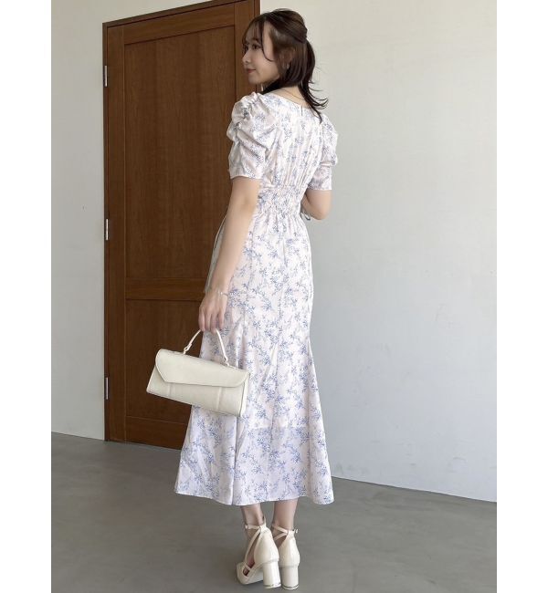 dazzlin「ウエストカットアウトパイピングワンピース」|ワンピース|