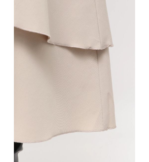 dazzlin「アシメフリルシャツレイヤードトレンチワンピース」|ワンピース|