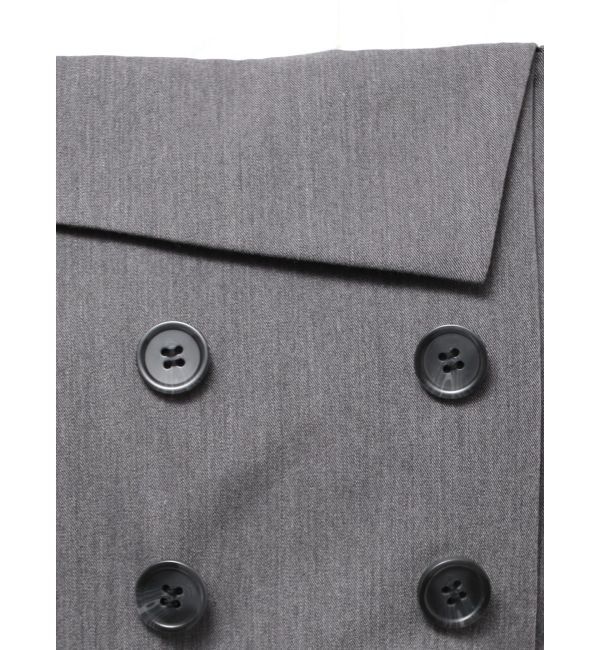 dazzlin「アシメフリルシャツレイヤードトレンチワンピース」|ワンピース|