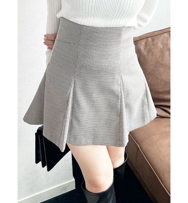 MERCURYDUO「バックジップミニマーメイドスカパン」|その他|ブラウン