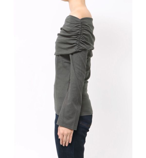 MERCURYDUO「アシメオフショルカットトップス」|Tシャツ・カットソー|