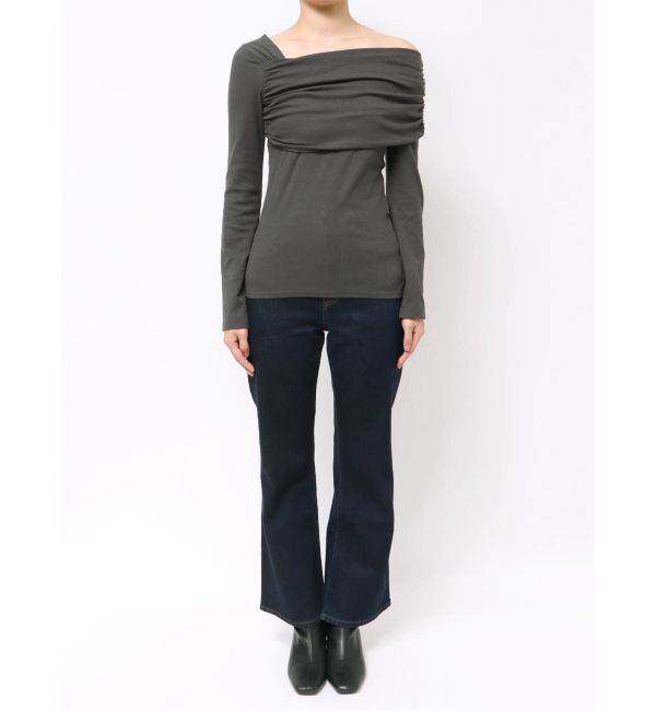 MERCURYDUO「アシメオフショルカットトップス」|Tシャツ・カットソー|