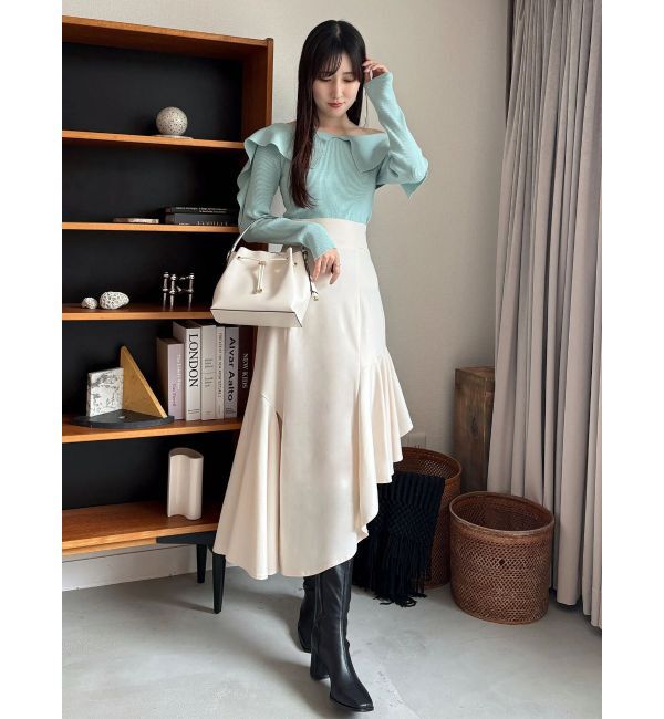 MERCURYDUO「アシメマーメイドスカート」|スカート|