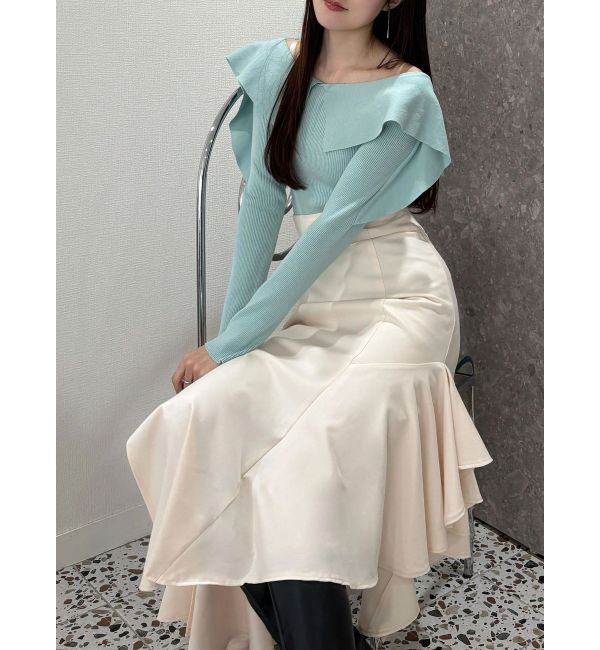 MERCURYDUO「アシメマーメイドスカート」|スカート|