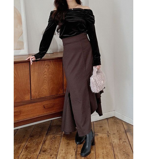 MERCURYDUO「アシメマーメイドスカート」|スカート|