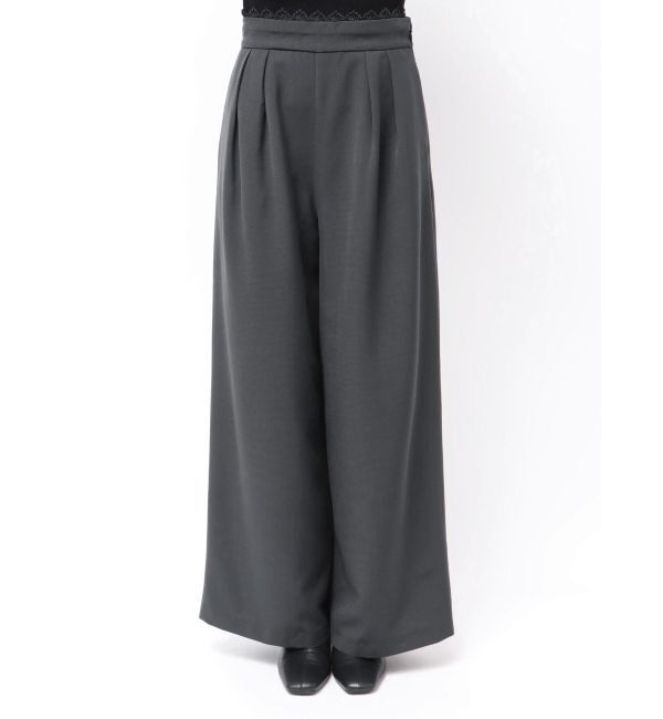 MERCURYDUO「レースレイヤードタックパンツ」|その他|