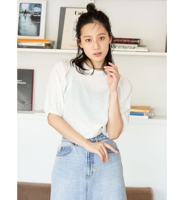 Ungrid「【WEB限定】パフスリーブブラウス」|シャツ・ブラウス|
