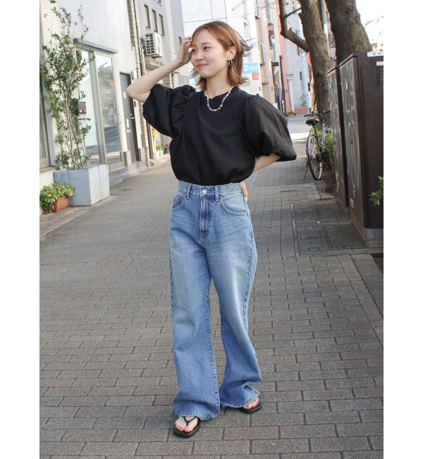 Ungrid「【WEB限定】パフスリーブブラウス」|シャツ・ブラウス|