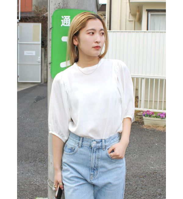 Ungrid「【WEB限定】パフスリーブブラウス」|シャツ・ブラウス|
