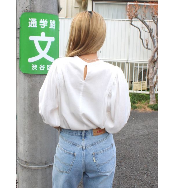 Ungrid「【WEB限定】パフスリーブブラウス」|シャツ・ブラウス|