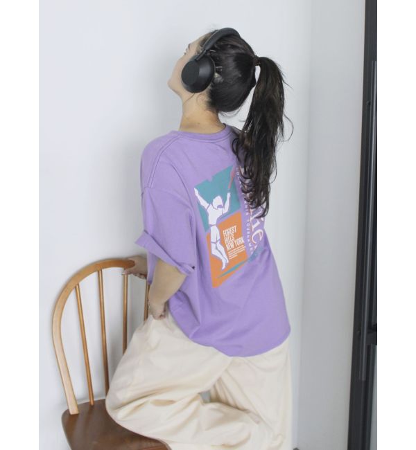 Ungrid「RalliesロゴプリントTee」|Tシャツ・カットソー|