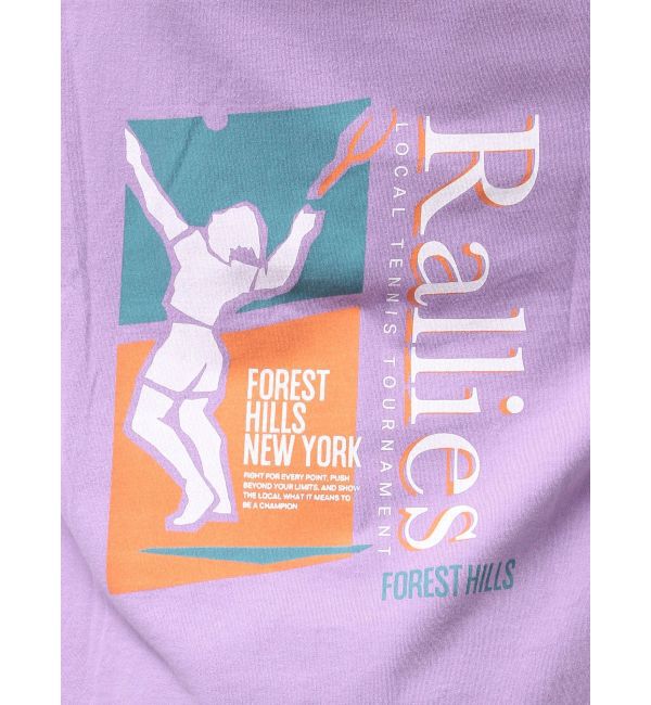 Ungrid「RalliesロゴプリントTee」|Tシャツ・カットソー|