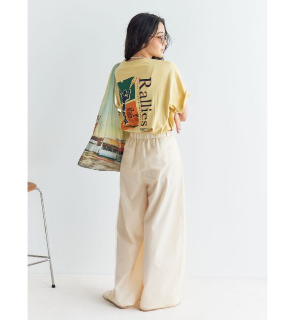 Ungrid「RalliesロゴプリントTee」|Tシャツ・カットソー|