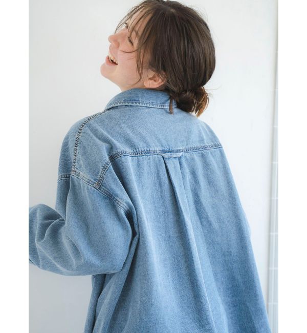 Ungrid「デニムルーズシャツ」|シャツ・ブラウス|