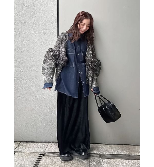 Ungrid「デニムルーズシャツ」|シャツ・ブラウス|