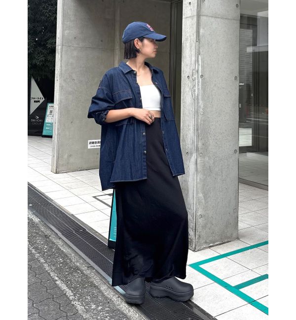Ungrid「デニムルーズシャツ」|シャツ・ブラウス|