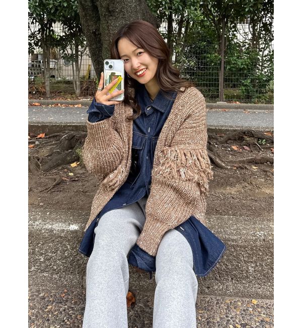 Ungrid「デニムルーズシャツ」|シャツ・ブラウス|