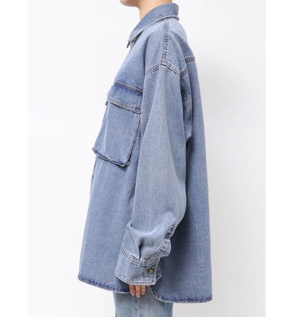 Ungrid「デニムルーズシャツ」|シャツ・ブラウス|