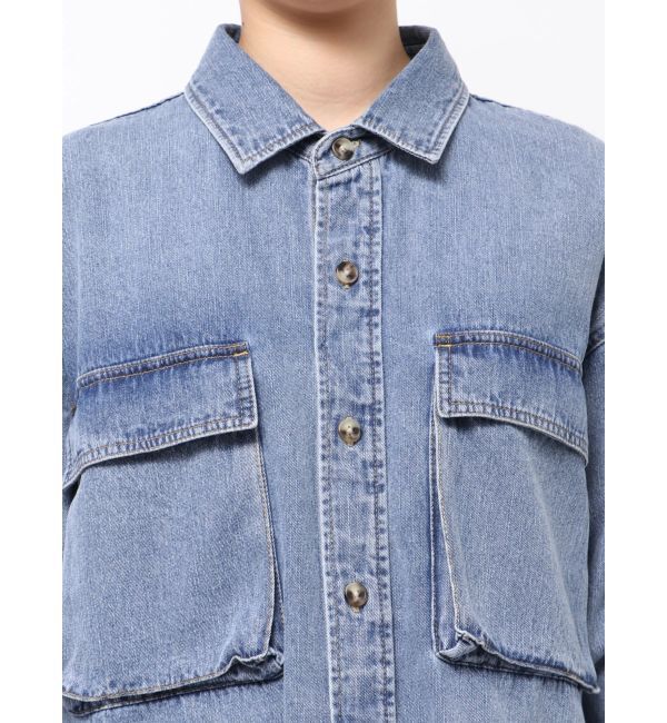 Ungrid「デニムルーズシャツ」|シャツ・ブラウス|