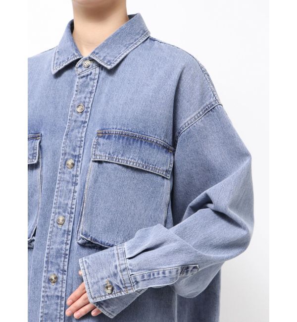 Ungrid「デニムルーズシャツ」|シャツ・ブラウス|