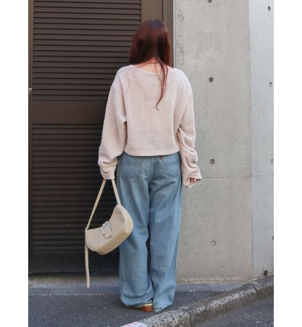 Ungrid「モールダブルフェイスロングスリーブTee」|Tシャツ・カットソー|