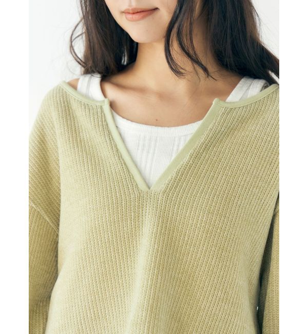 Ungrid「モールダブルフェイスロングスリーブTee」|Tシャツ・カットソー|