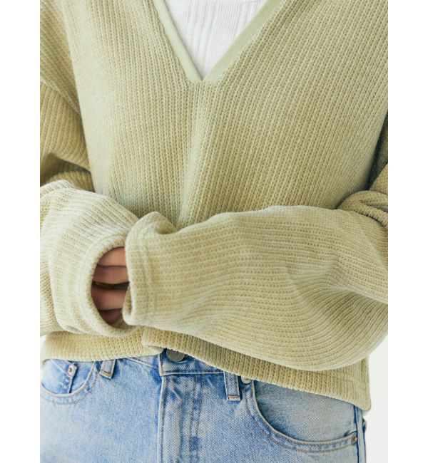 Ungrid「モールダブルフェイスロングスリーブTee」|Tシャツ・カットソー|