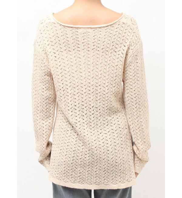 Ungrid「透かし編みルーズニット」|ニット・セーター|