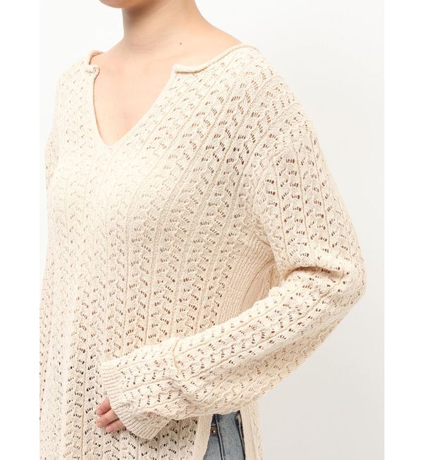 Ungrid「透かし編みルーズニット」|ニット・セーター|