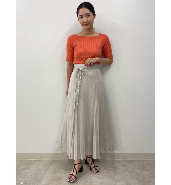 LAGUNAMOON「コットンシフォンフレアスカート」|スカート|