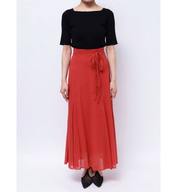 LAGUNAMOON「コットンシフォンフレアスカート」|スカート|