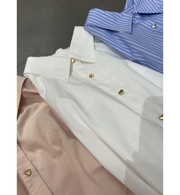 LAGUNAMOON「ワイドスリーブハートボタンシャツ」|シャツ・ブラウス|