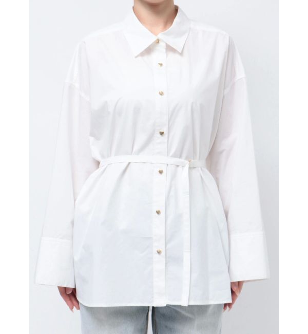 LAGUNAMOON「ワイドスリーブハートボタンシャツ」|シャツ・ブラウス|