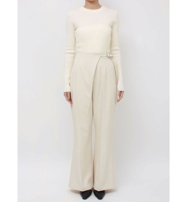 LAGUNAMOON「ウエストアシンメトリーセミフレアパンツ」|その他|